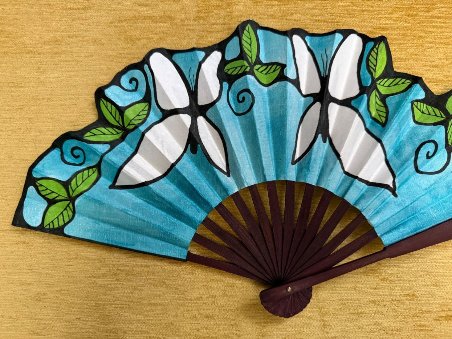 Abanico mariposas